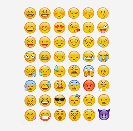 Emoji Smile face Diary Stickers