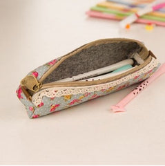 Little Flowers Multi-function Zipper Pencil Bag