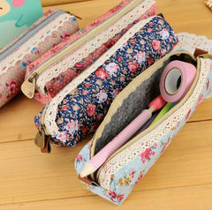 Little Flowers Multi-function Zipper Pencil Bag