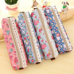 Little Flowers Multi-function Zipper Pencil Bag