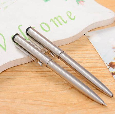 Silver Metal Parker Brand Ballpoint Pens