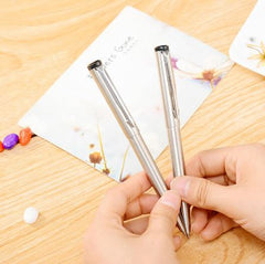 Silver Metal Parker Brand Ballpoint Pens