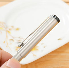 Silver Metal Parker Brand Ballpoint Pens