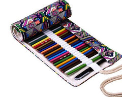 36/48/72 Holes Roll Up Pencil Bag