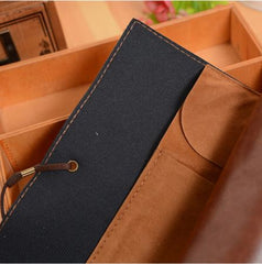 Leather Treasure Map Pencil Case