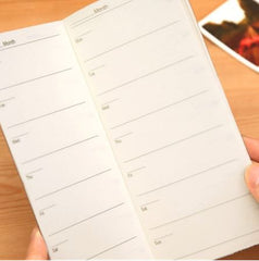 Weekly Planner Notebook With Lined Paper