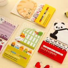 Cat Panda Cute Kawaii Sticky Notes