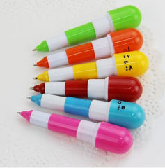 Smiling Face Pill Ball Point Pen