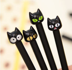 Black Cat Gel Pen For Kids Student