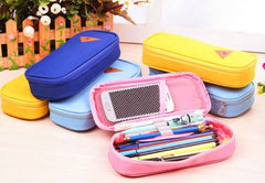 Candy Color Brief Canvas Pencil Case