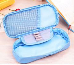 Candy Color Brief Canvas Pencil Case