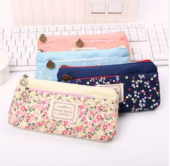 Double Zipper Pure and Fresh Pencil Bag