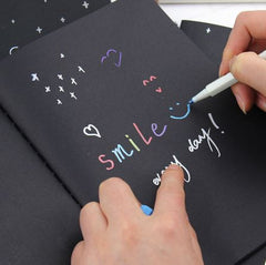 Black Paper Notepad for Drawing Painting