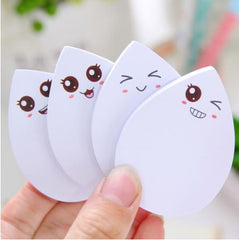 Water Drop Face Smiley Memo Pad