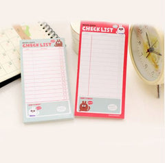 Rabbit Notebook Check List School Stationery