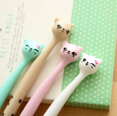 Bow Cat Gel Ink Pen